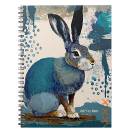 REGALO PERSONALIZADO - Blue Art Hare | Cuaderno