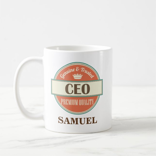 Regalo personalizado CEO de la taza de la oficina (Izquierda)
