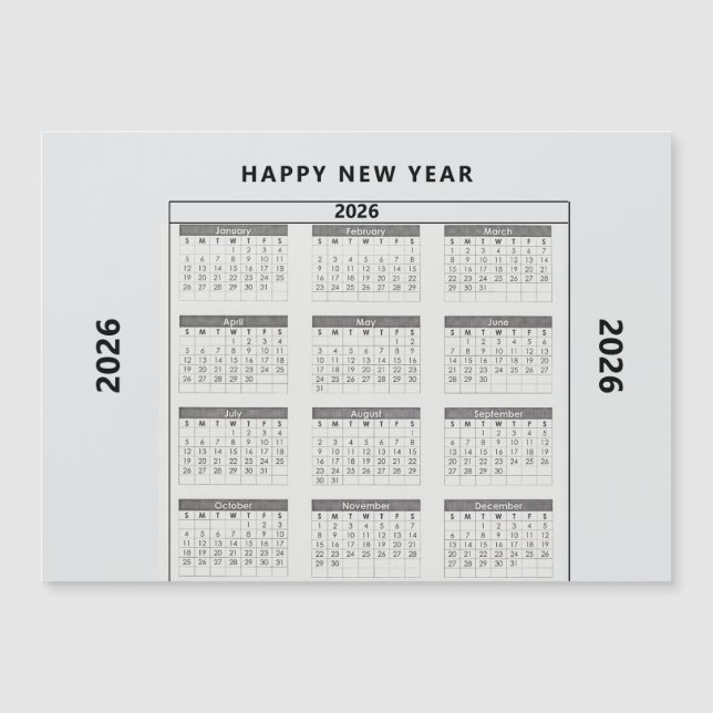 Regalo personalizado de Año Nuevo feliz (Anverso)