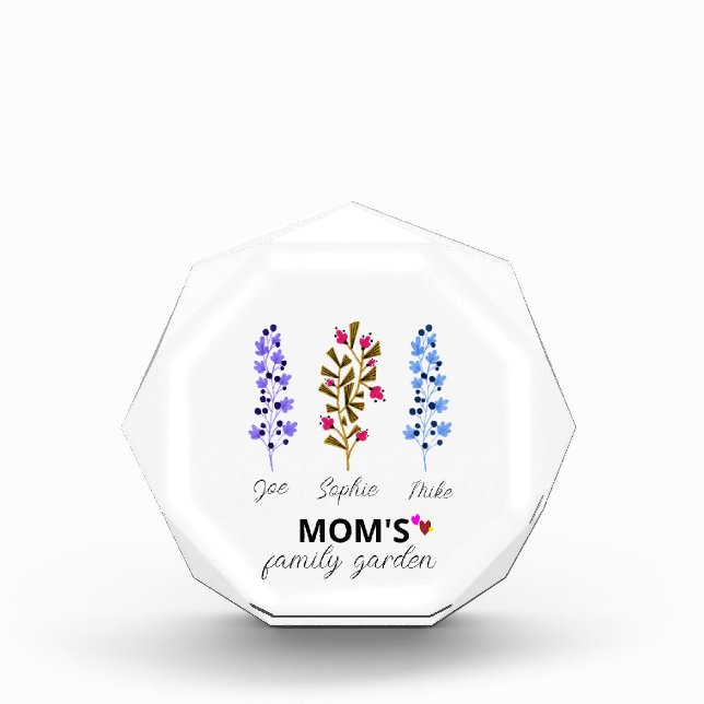 Regalo personalizado de bloqueo de fotos de jardín (Anverso)