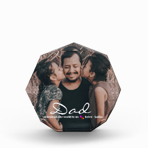 Regalo personalizado de bloqueo de fotos del Día d