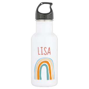 Regalo personalizado de botellas de agua arco iris