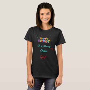 Regalo personalizado de camisetas para un cumpleañ