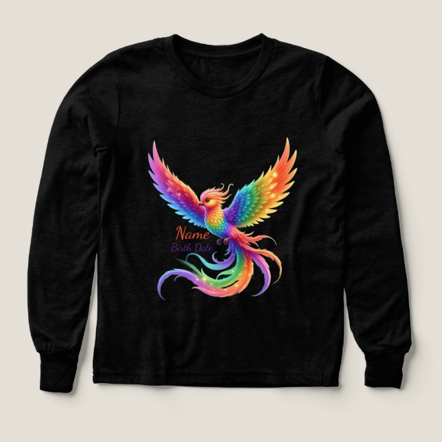 Regalo Personalizado de Fecha de Nacimiento del Fé (Diseño frontal)