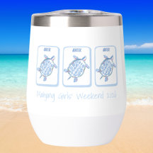 Regalo personalizado de fin de semana de chicas Bl