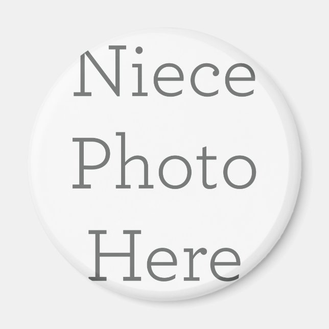 Estándar: 5,7 cm Circular Imán (Frente)