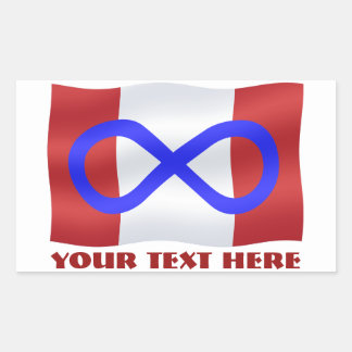 Regalo personalizado de Metis Canada Pegatinas de 