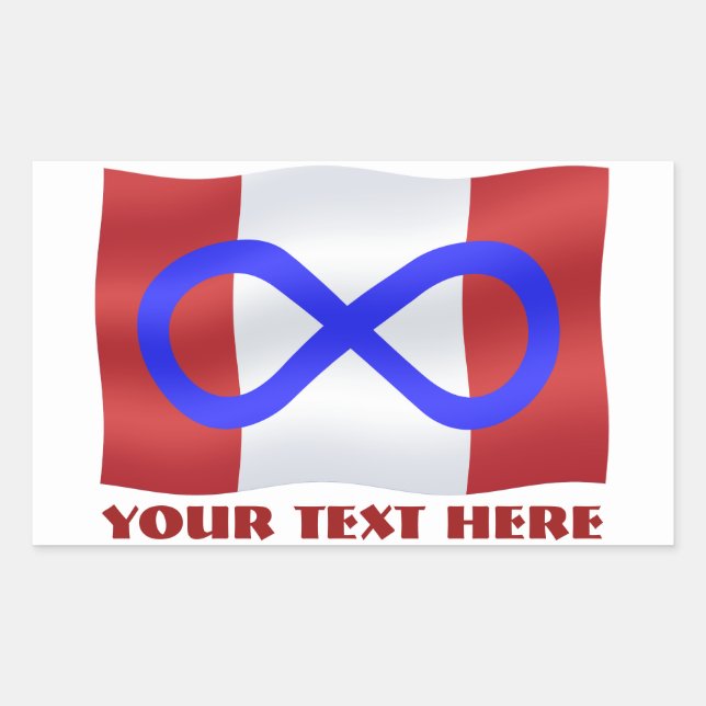 Regalo personalizado de Metis Canada Pegatinas de  (Anverso)