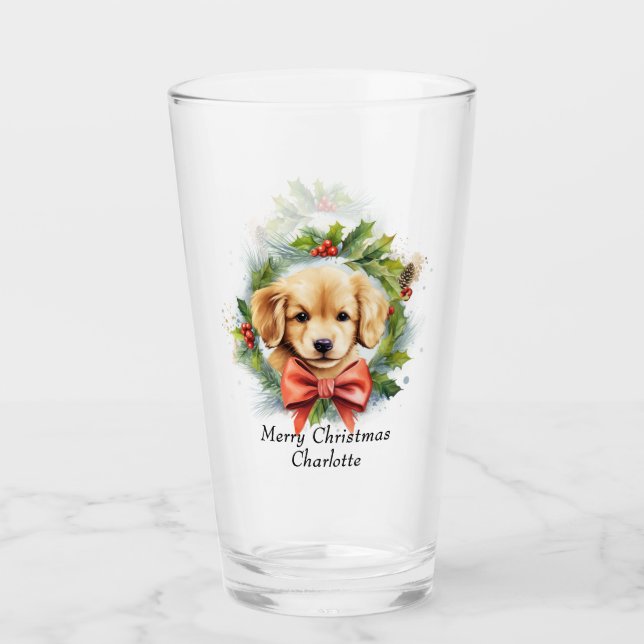 Regalo Personalizado de Nombre de Perro de Navidad (Anverso)