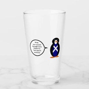 Regalo Personalizado de Pingüino Fauna Bandera de 