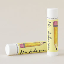 Regalo personalizado de profesor de escuela de láp