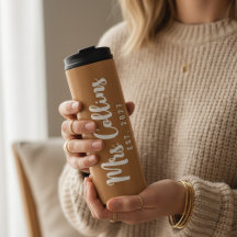 Regalo personalizado de vaso para Sr. y Sra. para 
