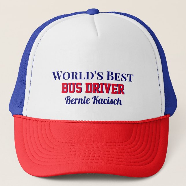 ¡Regalo personalizado! El mejor gorro de conductor (Anverso)
