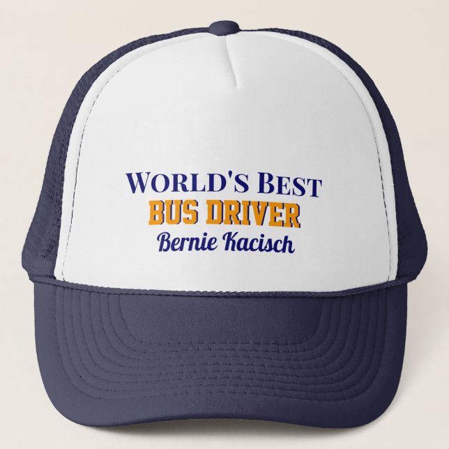 ¡Regalo personalizado! El mejor gorro de conductor (Anverso)