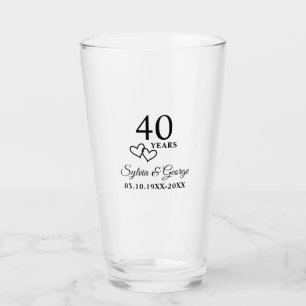 Regalo personalizado elegante moderno para el 40 a