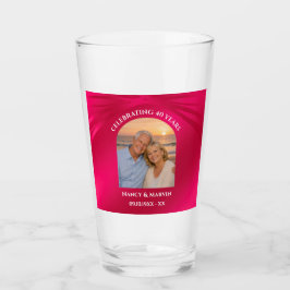 Regalo Personalizado Elegante para 40 Aniversario 