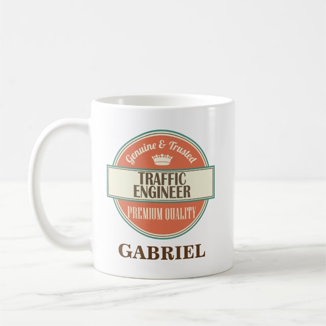Regalo personalizado ingeniero de la taza de la (Izquierda)