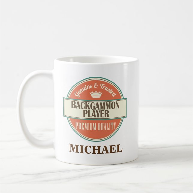 Regalo personalizado jugador de la taza de la (Izquierda)