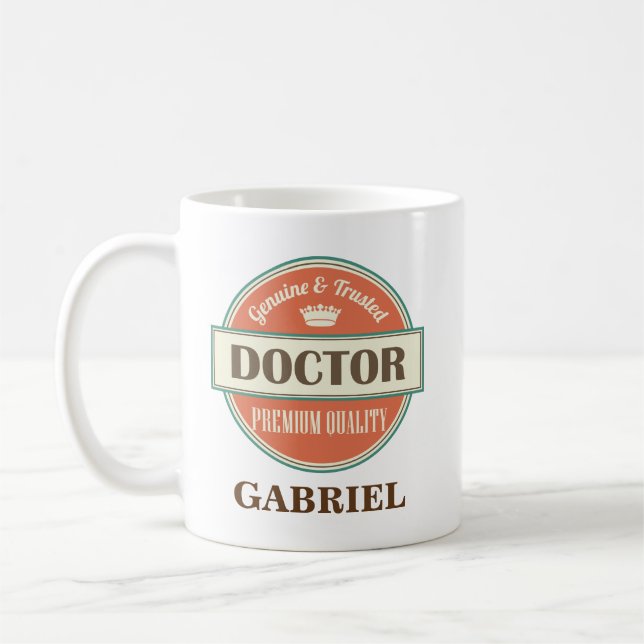 Regalo personalizado médico de la taza de la (Izquierda)