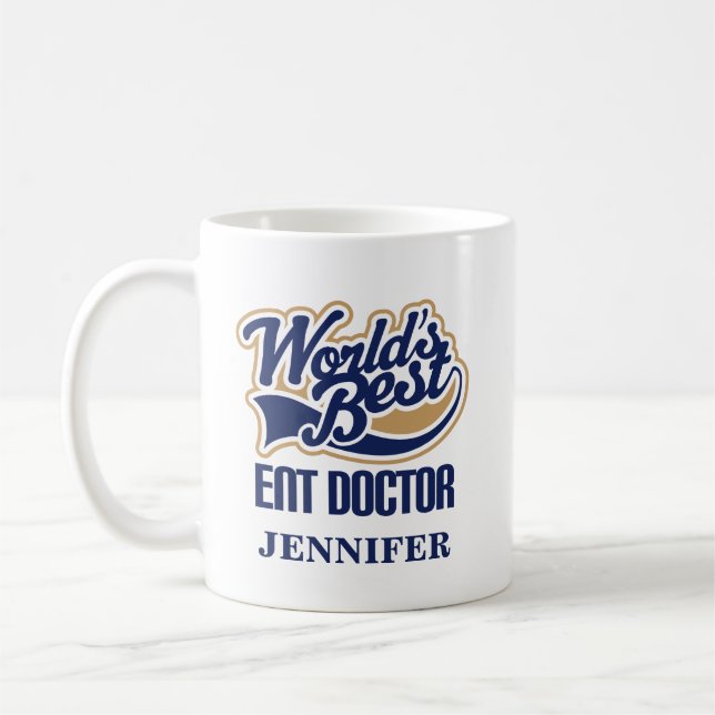 Regalo personalizado médico ENT de la taza (Izquierda)