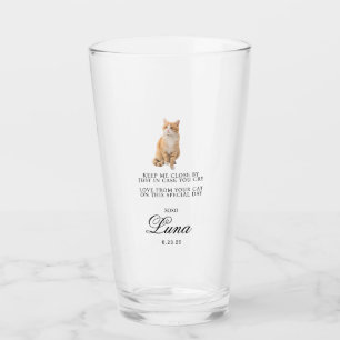 Regalo Personalizado Moderno Para El Gato De Novia