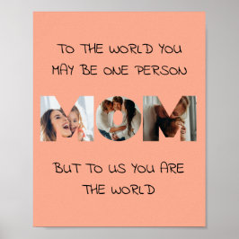 Regalo personalizado para la impresión de Collage 