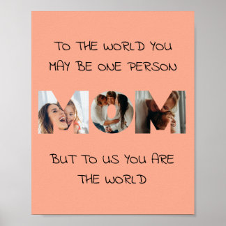 Regalo personalizado para la impresión de Collage