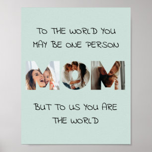 Regalo personalizado para la impresión de Collage