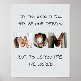 Regalo personalizado para la impresión de Collage 