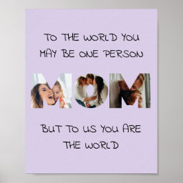 Regalo personalizado para la impresión de Collage 