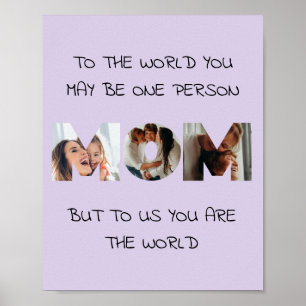 Regalo personalizado para la impresión de Collage 