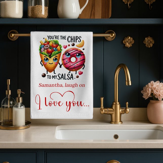 Regalo personalizado para marido toalla divertida  (Personalized Gift for Husband Funny Food Towel)