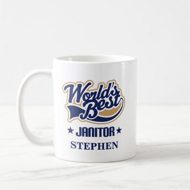 Regalo personalizado portero de la taza (Izquierda)