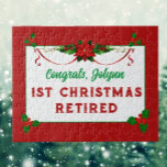 ¡Regalo personalizado! Rompecabezas de Navidades d<br><div class="desc">Idea de regalo de Retiree</div>