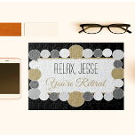 ¡Regalo personalizado! rompecabezas de rompecabeza<br><div class="desc">Idea de regalo de Retiree</div>