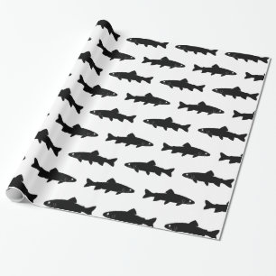 Regalo Pescados de la trucha - papel de envoltorio para