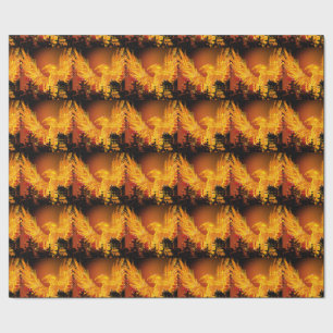 Regalo Phoenix en papel de ajuste de mosaico de vuelo