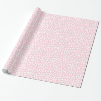 Regalo Pie rosa imprime papel de ajuste Baby Shower