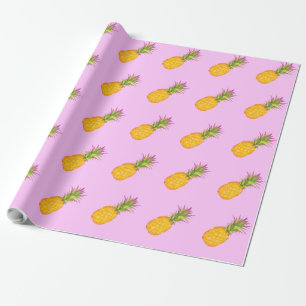 Regalo Piñas - papel de embalaje tropical