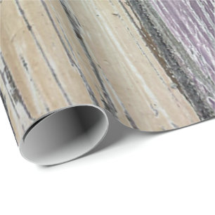 Regalo Pintura Fundida Sobre Papel De Envoltura De Madera