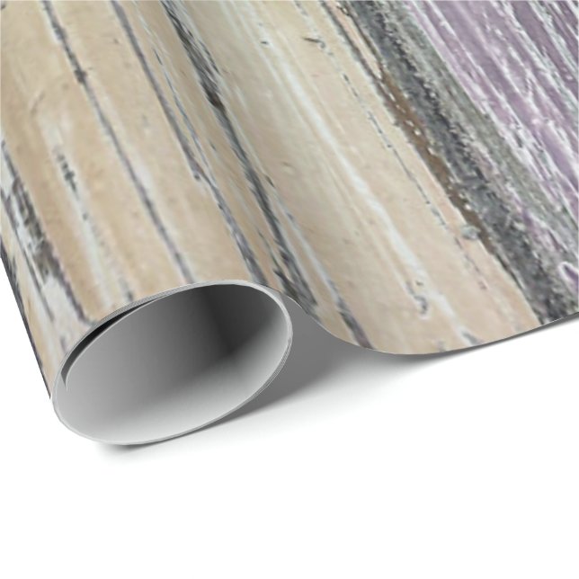 Regalo Pintura Fundida Sobre Papel De Envoltura De Madera (Esquina del rollo)