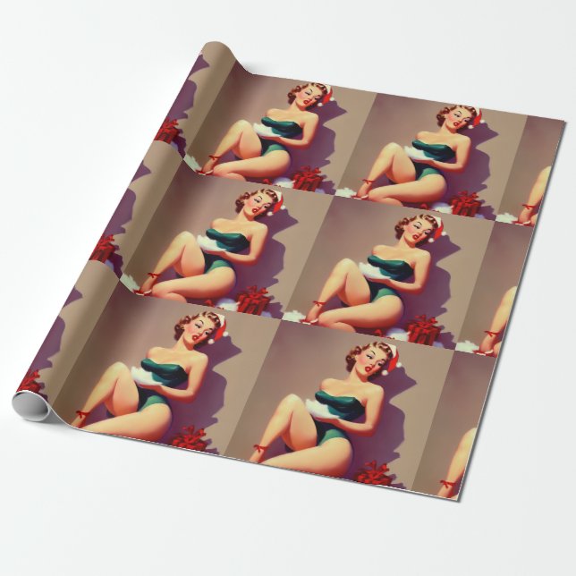 Regalo Pinup Woman #1 Papel de ajuste (Desenrollado)