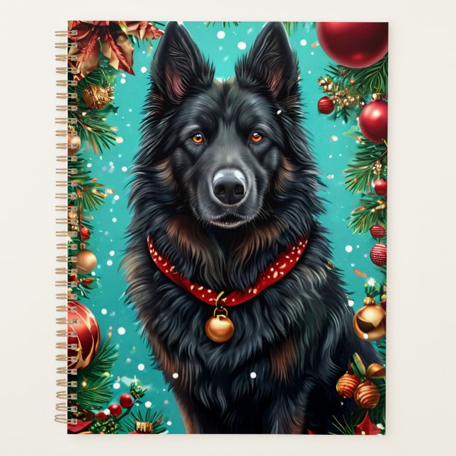 Regalo Planificador de Decoración de Navidad Black (Anverso)