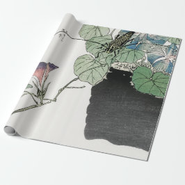 Regalo PLANTA de IMPRESIÓN JAPONESA CON el papel de