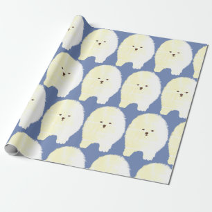 Regalo Pomeranian, papel de embalaje lindo del perro de