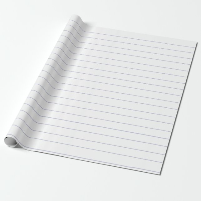 Regalo Portátil de papel en blanco Lined Looseleaf (Desenrollado)