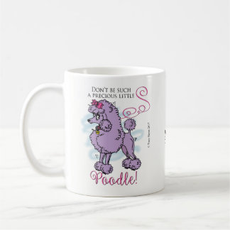 Regalo precioso de la taza de café del caniche