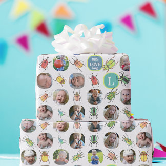 Regalo Primer cumpleaños Lovebugs Foto Papel de ajuste