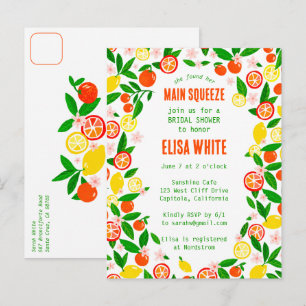 REGALO PRINCIPAL Citrus PERSONALIZADO Invitación d