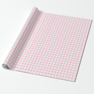 Regalo Puntos blancos sobre papel de envolver rosa claro